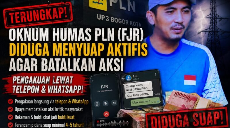 TERUNGKAP! OKNUM HUMAS PLN DIDUGA TAWARKAN UANG AGAR AKSI DIBATALKAN. TERUNGKAP! OKNUM HUMAS PLN DIDUGA TAWARKAN UANG AGAR AKSI DIBATALKAN.